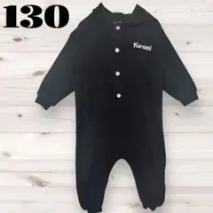 【クロミ 】サンリオ もこもこパジャマ 130 キッズ ルームウェア 黒