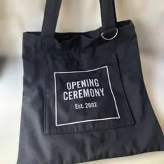 OPENING CEREMONY ブラックトートバッグ