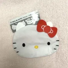 ハローキティ　なかよし！ふわふわフェイスポーチ キティ