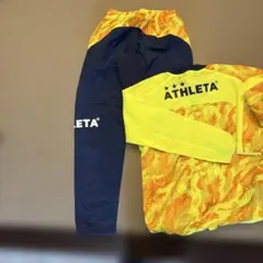 ATHLETA ピステ 長袖 140 イエロー/オレンジ