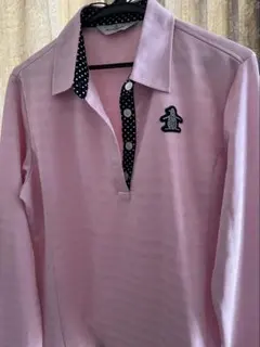 Munsingwear レディース ゴルフシャツ ピンク LL