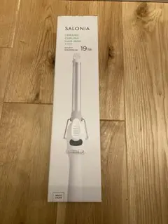 【新品未使用】SALONIA セラミックカールヘアアイロン 19mm