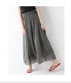 journalstandard レオパードプリントギャザースカート