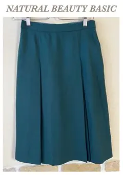 【未使用品】NATURAL BEAUTY BASIC ＴＷジョーゼットスカート