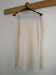 アイボリー タイトスカート フリーサイズ