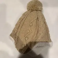 Aurelia Kobe 52〜54㎝　フリースニット帽ベージュ