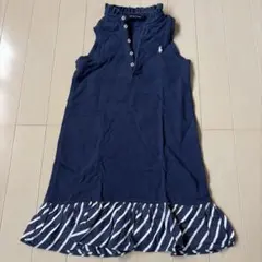 RALPH LAURENネイビー ノースリーブワンピース