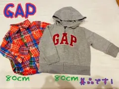 【美品】GAP パーカー　ネルシャツ