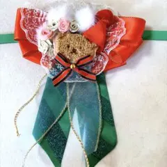 No.1457 ドッグチョーカー　撮影　クリスマス　冬
