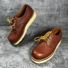 美品【リーガル】（22.5）レースアップシューズ ワークブーツ レザー ブラウン