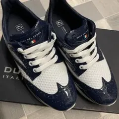 DUCA DEL COSMA／ゴルフシューズ レディース　ネイビー×ホワイト