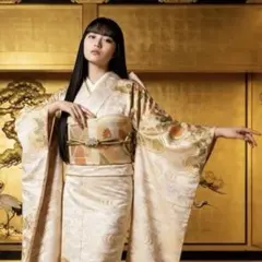 振袖フルセット　手描き友禅　手刺繍　金彩　成人式振袖　振袖　➕サイズ