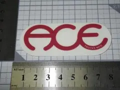ACE トラック ステッカー 透明赤 (E) エース スケートボードのサムネイル