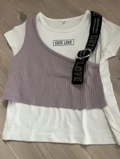キッズTシャツセット（ホワイト/パープル/イエロー）