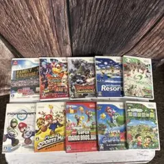 wii ソフトまとめ wiiソフト 10本まとめ スーパーマリオ どうぶつの森