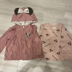 Disney ミニーマウス パーカー・トップスセット