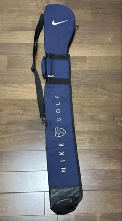 NIKE GOLF ソフトクラブケース レザー ネイビー ナイキ ゴルフ クラブケースの通販