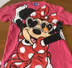 東京ディズニーリゾート ミニーマウス Tシャツ Sサイズ　ピンク　半袖　78