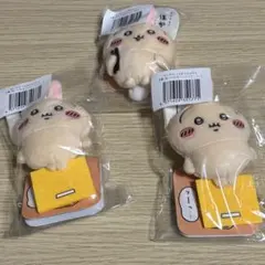 ちいかわ うさぎだらけくじ E賞 ぬいぐるみバッジ フーッ… ほかッ… セット