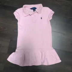 Ralph Lauren 薄ピンクワンピース 4/4T