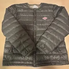 美品 DANTON ノーカラー ダウンジャケット 38 ダントン