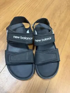 new balance スポーツサンダル ブラック 28cm - メルカリ