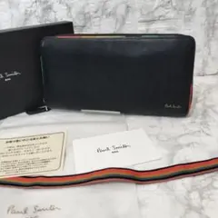 【美品✨️】Paul Smith ブラック レザー 長財布