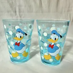 東京ディズニーリゾートクラシックテイストドナルドダックグラスタンブラー2個セット