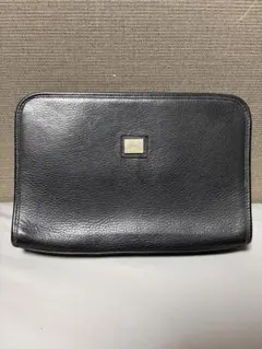 Burberrys ブラックレザー クラッチバッグ