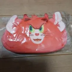 トムとジェリー　ぬいぐるみフェイスペンポーチ　トムデビル