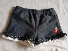 ミキハウス　ホットビスケッツ　フリル付きショートパンツ 80cm