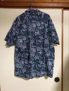 Eddie Bauer 半袖シャツ ネイビー 花柄 XLのサムネイル