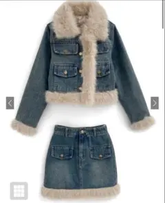GRL デニムファーセットアップ [gc286] 即日配送❗️