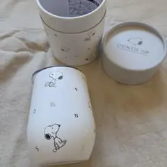 スヌーピー　ステンレスタンブラー蓋付き