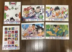 ドラゴンボール 一番くじ 40周年記念 H賞 クリアポスター 6種セット