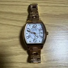セイコー 腕時計 ルキア シェル文字盤 ソーラー電池 中古品