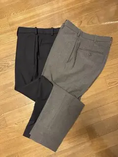 UNIQLO スマートアンクルパンツ ウールライク 2本 セット Sサイズ