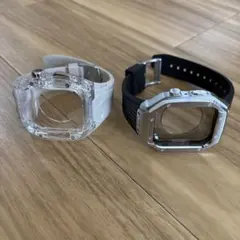 2個セット！アップルウォッチケース バンド 一体型 モデル 44mm/45mm