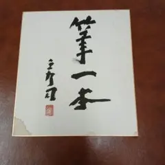 囲碁棋士 本因坊秀格 高川格 肉筆色紙 しみあり 流水 - メルカリ