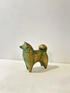 犬の置物 オブジェ ゴールド