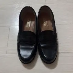 HARVAR ブラック ローファー 25.0