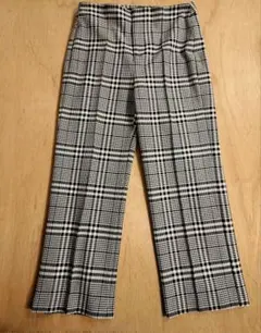 ZARA WOMAN チェック柄 ワイドパンツ EUR 38