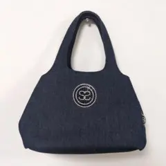 サボイ　デニムロゴラインストーンバッグ