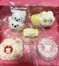 MoMo ぎゅっとハグアニマルシリーズ スクイーズ ネコ リス2点セット
