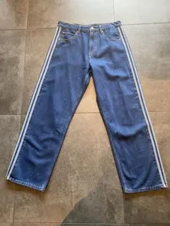 ◇*◇様 adidas 3ストライプ デニムパンツ 2730 adidas 3ストライプ デニムパンツ 2730 - メルカリ