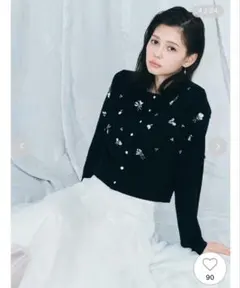 CELFORD セルフォード ペタルビジューカーディガン