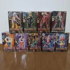 麦わらの一味　新世界衣装（2年後）　GRANDLINEシリーズ　フィギュアセット