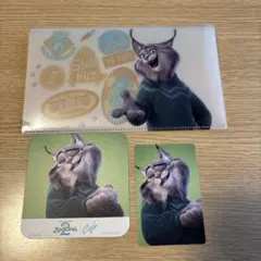 ズートピア オーマイカフェ特典　パウバート セット