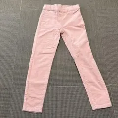 H&M 110cm ピンク スキニーパンツ