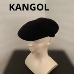 KANGOL ハンチング ブラック　中古